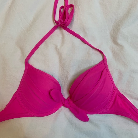 Victoria's Secret Other - Victoria’s Secret Hot Pink Push Up Bikini Top
